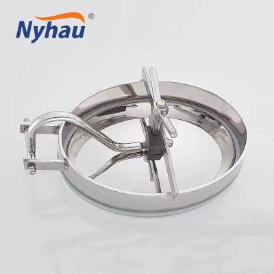 China nyhau standard sizes stainless steel elliptical manhole cover with oval bell-shaped for sale