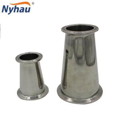 China beer nyhau sanitary pipe fitting reducer tri clamp eccentric reducer for sale