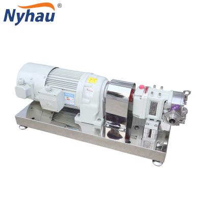 China Wholesale single pump stainless steel transfer pump single honey drinking water treatment nyhau food grade rotary lobe pump for sale