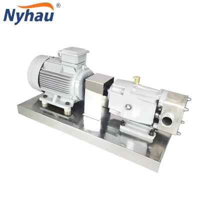 China Single-wing nyhau rotor stator mortar pump food grade rotary lobe gear pump for sale