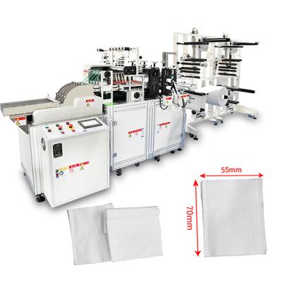 China Automatic Cotton Product Cosmetic Facial Cotton Pad Making Machine for sale