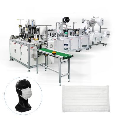 China Factory Automatic Nose Line Double Sticking Flat Mask Machine for sale