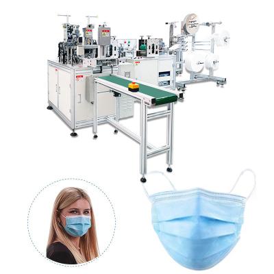 China energy & Extracting Flat 3ply Mask Making Machine Equipment For Production Medical Mask Machine for sale