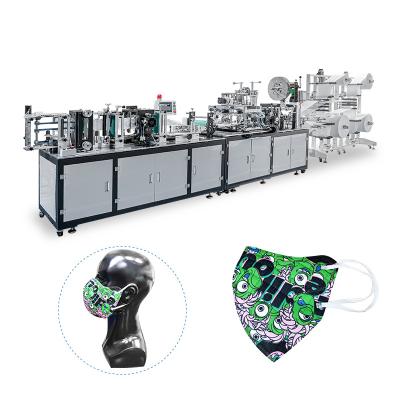 China energy & Extracting Fully Automatic High-speed Color Tracking Placing Folding Mask Machine for sale