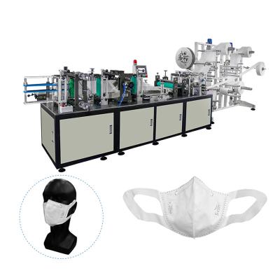 China energy & 3 Layer Pulling Out High Speed ​​Servo Automatic Disposable Stretch Cloth Folding Mask Machine for sale