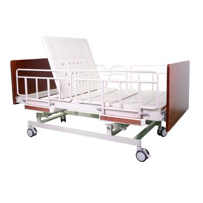 China With HDF head and foot board new arrival bed 3 medical function electric hospital bed for home with HDF head and foot board for sale