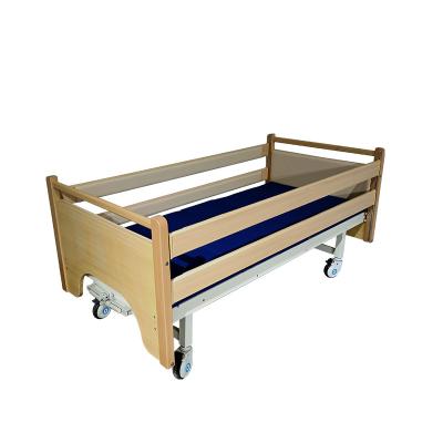 China Metal Manufacturer Price Adjustable Medical Bed 2 Nursing Crank Hospital Bed For Home for sale