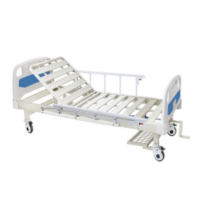 China Low Cost Metal Band One Type Steel Crank Medical Hospital Bed For Sale for sale