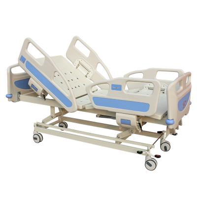 China Metal Hotsale ISO Certificated 3 Function Adjustable Bariatric Patient Hospital Bed With ABS Crank for sale