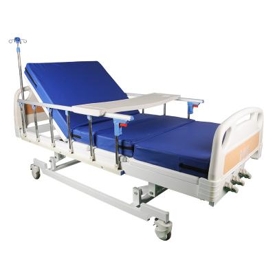 China Metal Shed Hotsale 3 Crank Medical Hospital Bed Great For Home Use With Super Low Standing for sale