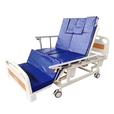 China The electric elderly or multi patient functional steel height adjustment hospital bed for nursing home for sale