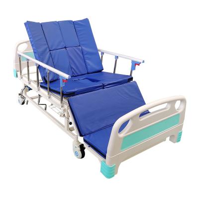 China Elderly Person or Patient Price Cheap Elderly Use Multifunctional Manual Nursing Bed For Sale for sale