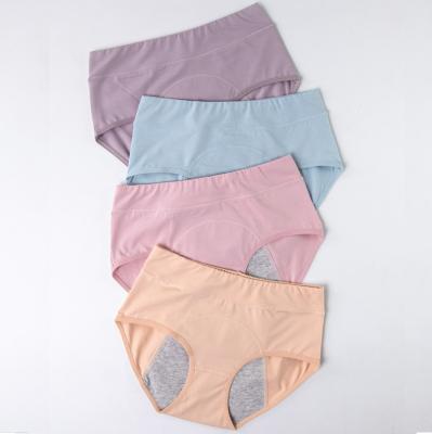 China Women Anti-static Menstrual Period High Waist Briefs Leakproof Panties Postpartum Bleeding Underwear for sale