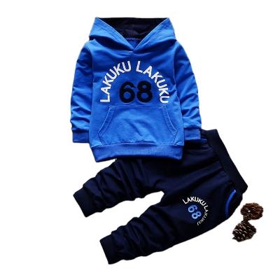 China Wholesale Casual Kids Clothes Boys Clothing Set Spring Cotton Sweatshirt And Jogger Custom Kids Clothing for sale