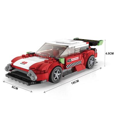 China Construction Toy 3D Building Block Toy Racing Car Model Series Puzzle Toy 307PCS for sale