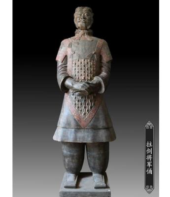 China Large Full Size Chinese Garden Ruler Terracotta Warriors Statue For Sale for sale