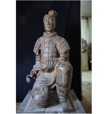 China Chinese Terracotta Warriors Garden Deco Extra Large Statue Sculpture Large Soldiers for sale