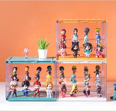 China With Lid Multi Layer Multi Function Acrylic Action Figure Risers For POP MARKET Bubble Toy for sale