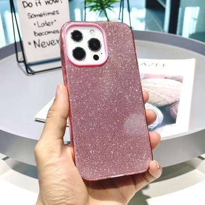 China Full Colorful Glossy Protective Camera Shockproof TPU Soft Phone Case For Iphone 13 for sale