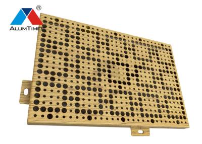 China Perforated Aluminium Wall Cladding Panels With Excellent Fire Resistant Performance for sale