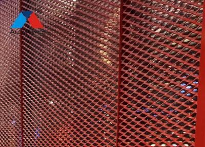 China 4×8 FT Aluminium Grid Mesh Panels , Expanded Mesh Ceiling Panels for sale