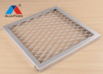 China PVDF Coated Aluminum Alloy Architectural Mesh Cladding Panels For Bank for sale