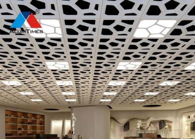 Chine Panneaux de plafond décoratifs en métal, agrafe résistante au feu dans des tuiles de plafond en métal à vendre