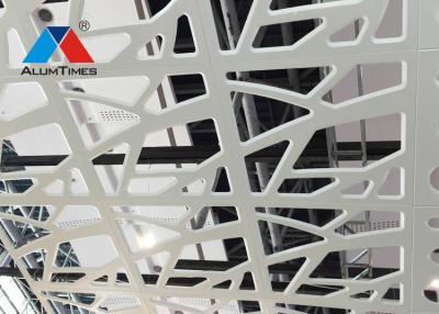 China 300*300mm Aluminium Perforated Ceiling / Industrial Rustic Drop Ceiling Tiles for sale