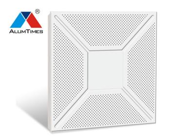 China Square 600*600 Aluminum Perforated Ceiling Panel Interior Decoration for sale