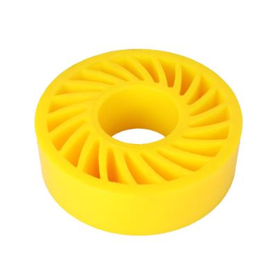 China PU hot wheel /sun no-crush polyurethane sales feeding paper-feeding wheel PU wheel / leading edge for sale