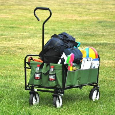 China Industrial Folding Trolley Utility Cart With Beach Wheel for sale