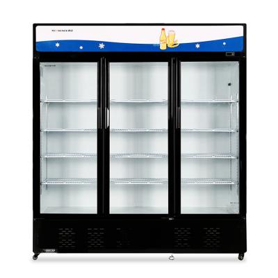 China New Single-temperature Hot Sale 2 Doors Straight Drinks Display Refrigerator Commercial Beer Fridge for sale