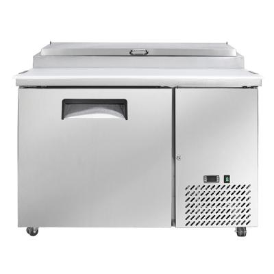 China Single-Temperature China Manufacture Professional Single Door Freezer Stainless Steel Upright Cabinet Prep Table for sale