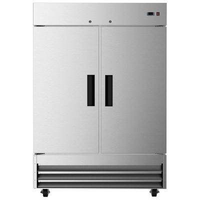 China Commercial Refrigeration Equipment Single-Temperature Double Doors Freezer Upright Commercial Kitchen Equipment for sale