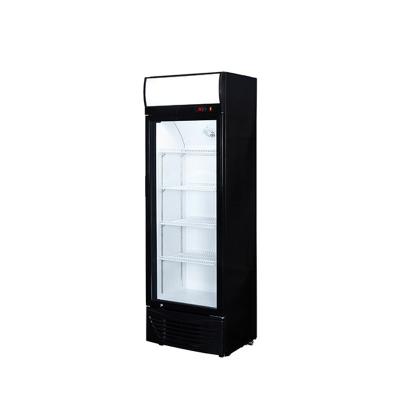 China Commercial Supermarket Cold Room Display Single-Temperature Glass Door Walk In Cooler for sale