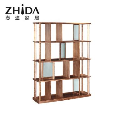 China Good price high quality modern 4 5 layers vertical wooden shelf bookcase for sale for sale