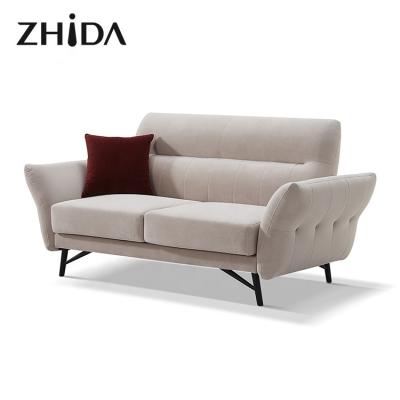 China Custom modern home furniture 2 seater 3 seater fabric sofa sectional living room supplier set for sale