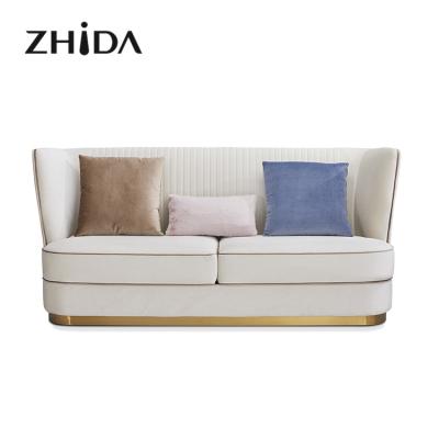 China Light Luxury Sofa Set Hot Sales Light Luxury Designs 4 Set Of 3 2 Seats Living Room Furniture Fabric Sofas for sale