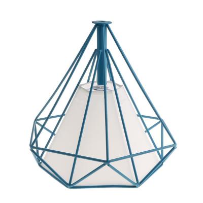 China Retro Wrought Iron Supply High Efficiency Chandelier Personality American Lampshade Single Head Decorative Wrought Iron Lamp 25cm for sale