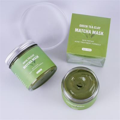 China 2021 Hot Moisturizer Amazon Top Remove Blackhead Face Facial Matcha Clay Green Tea Mud Deep Cleansing Mask for sale