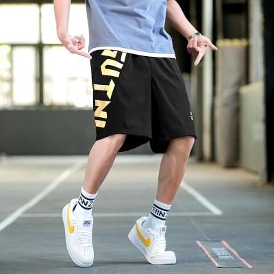 China Anti-wrinkle 2021New summer design men's shorts fashion cargo pants printing plus size casual loose sweat shorts outdoor for sale