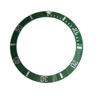 China Classic High Quality Green Ceramic Ring Parts Ceramic Insert Watch Parts Zirconia Watch Bezel for sale