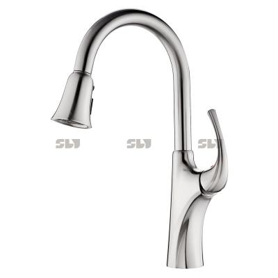 China Pull Out High Quality Smart Spray Kitchen Faucet 360 Degree Rotatable Pull Down Kitchen Faucet Kitchen Faucet for sale