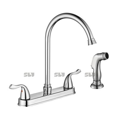 China Faucets China Factory Stainless Steel Metered Kitchen Faucet With Spray Shower For Kitchen Use for sale