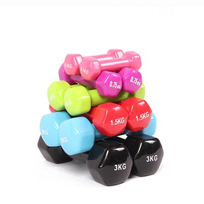 China Universal Quality Matte Vinyl Coated Colored Dumbbell From China Manufacture for sale