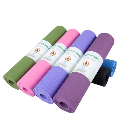 China Hot Selling High Quality Good Quality Tape Fitness Yoga Mat Good Printing And Environmental Protection for sale