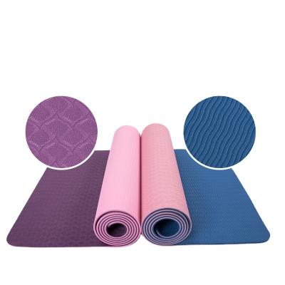 China Factory Supply Finest Durable Cork Tpe Yoga Mat Good Printing and Environmental Protection Price Directly for sale