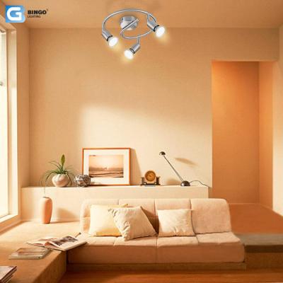 China High Brightness Factory Wholesale Indoor Iron Ceiling Surface Mounted Led Spotlights With GU10 3 Light for sale