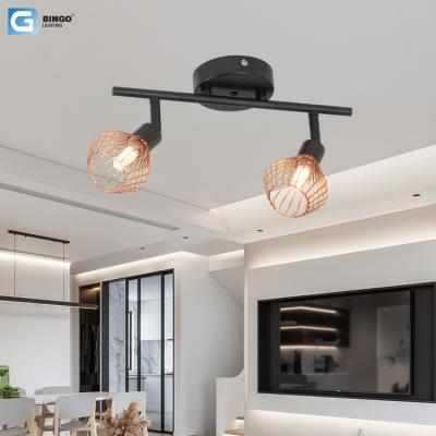 China Modern High Brightness Fixtures Rose Gold Iron 6W Covers Fixed Led Spot Ceiling Spotlight for sale