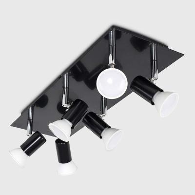 China High Brightness 18W Ultra Bright Stock Black Iron Modern Indoor Shop Office Led Spotlights for sale